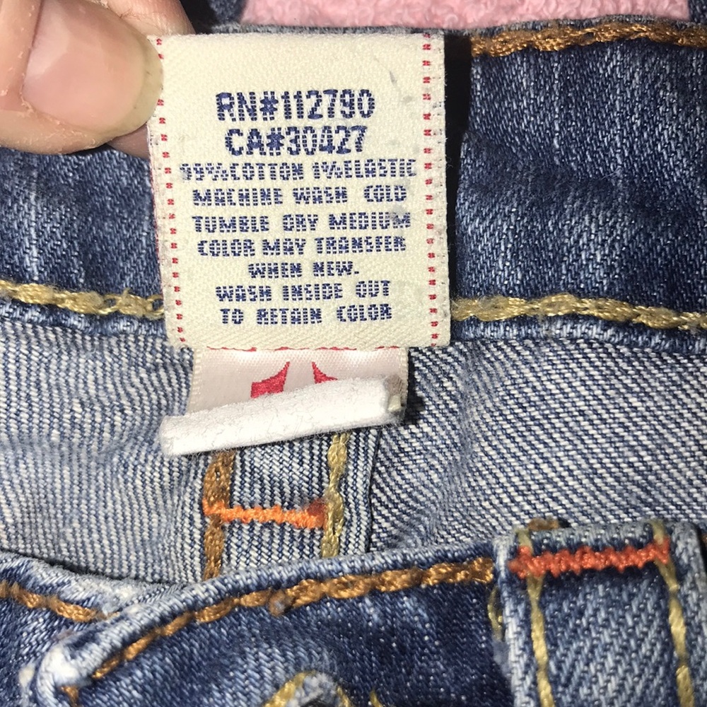 True Religion Joey Big T Twist Hem Sz 28 - Picture 7 of 8